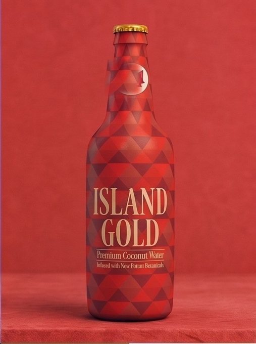 Island Gold Botanical Series — garnet colourway